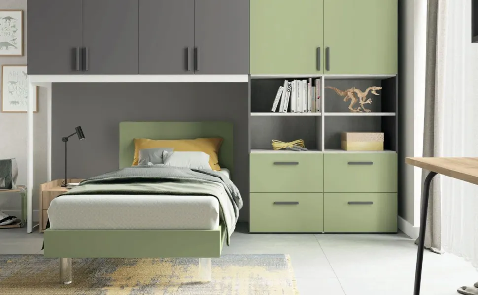 Cameretta a Ponte Melissa L271,6cm 15 colorazioni