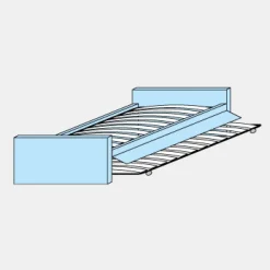 Cameretta a Ponte Moderna Componibile H 229cm (Colori, Altezze e Letto Personalizzabili)