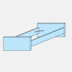 Cameretta a Ponte Moderna Componibile H 229cm (Colori, Altezze e Letto Personalizzabili)