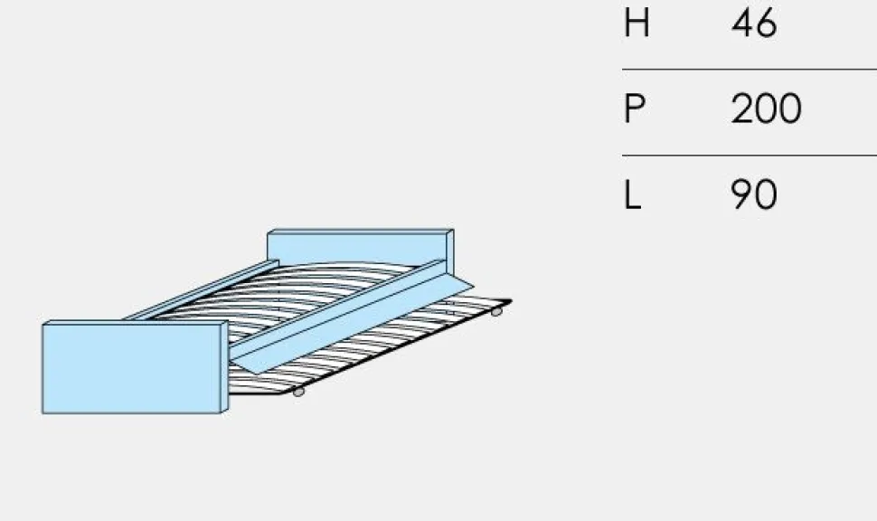 Cameretta a Ponte Moderna Componibile H 229cm (Colori, Altezze e Letto Personalizzabili)