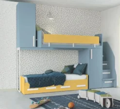 Cameretta a Soppalco Ester L305cm 15 colorazioni