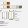Cameretta completa Poly linea Omega disponibile in vari colori