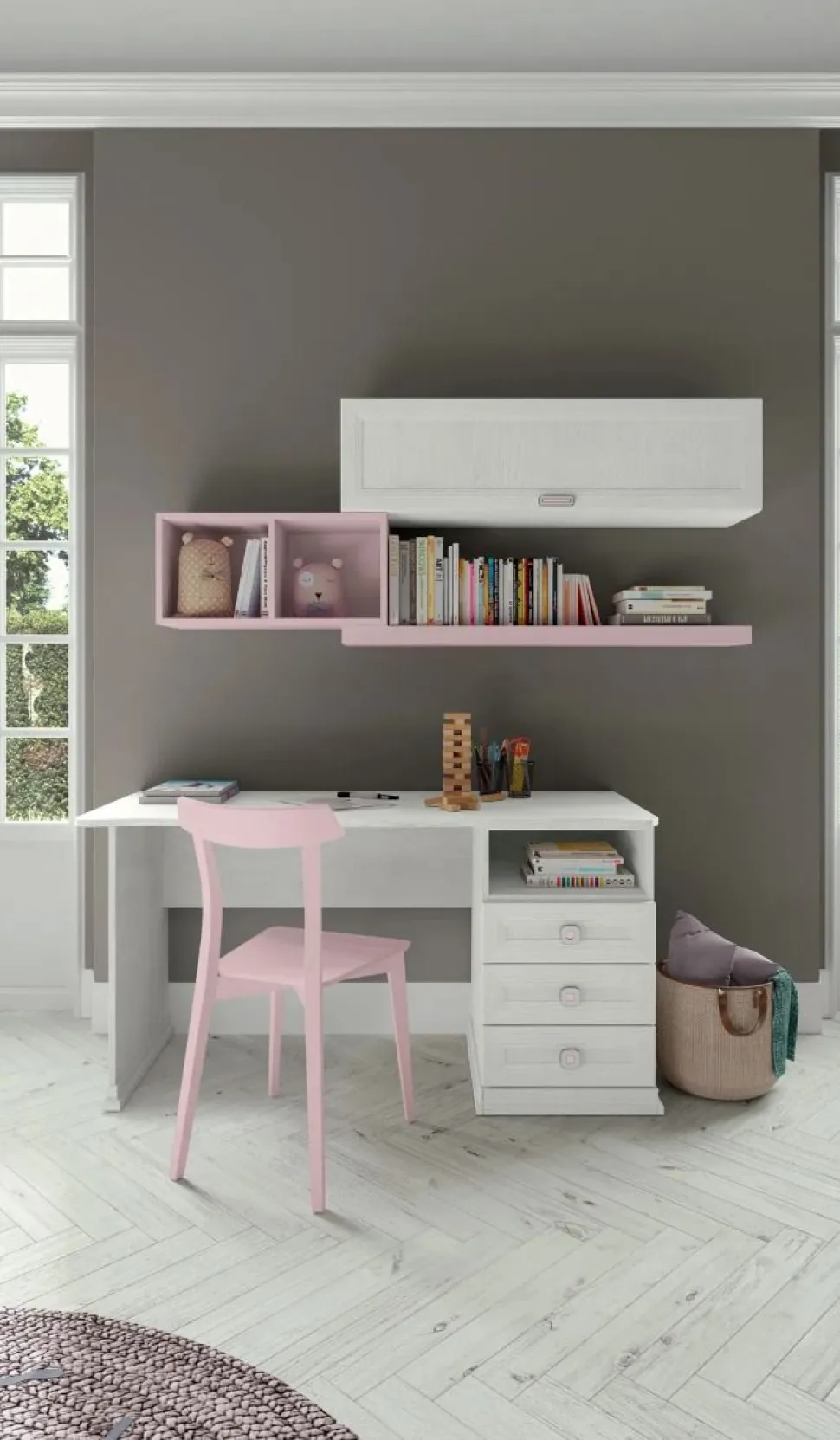 Cameretta completa Poly linea Omega disponibile in vari colori