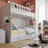 Cameretta completa William linea Sitter finitura Nuvola Frassino e Cloud
