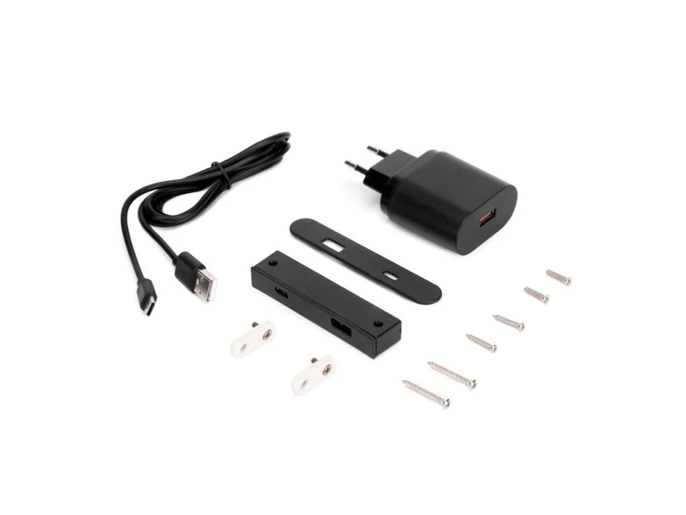 Caricatore USB per montaggio a incasso o in superficie ricarica di Lynx 81x12 mm