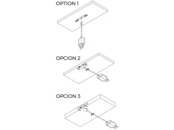 Caricatore USB per montaggio a incasso o in superficie ricarica di Lynx 81x12 mm