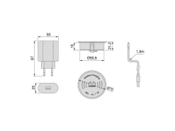 Caricatore wireless nascosto per cellulari Airtop