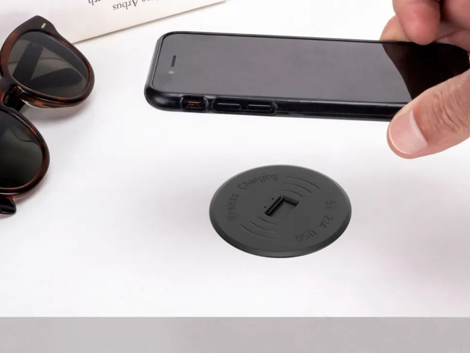 Caricatore wireless per cellulari con presa USB Airtop