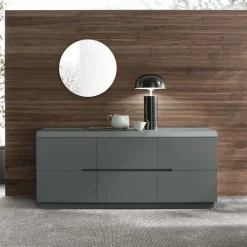 Cassettiera a 6 cassetti con piano estraibile con vano portaoggetti Argo disponibile in vari colori