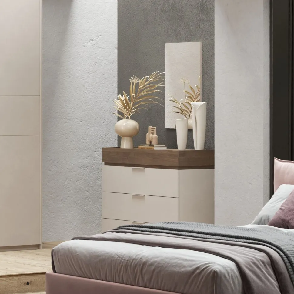 Cassettiera a 4 cassetti Naike linea Chèrie disponibile in 3 colori