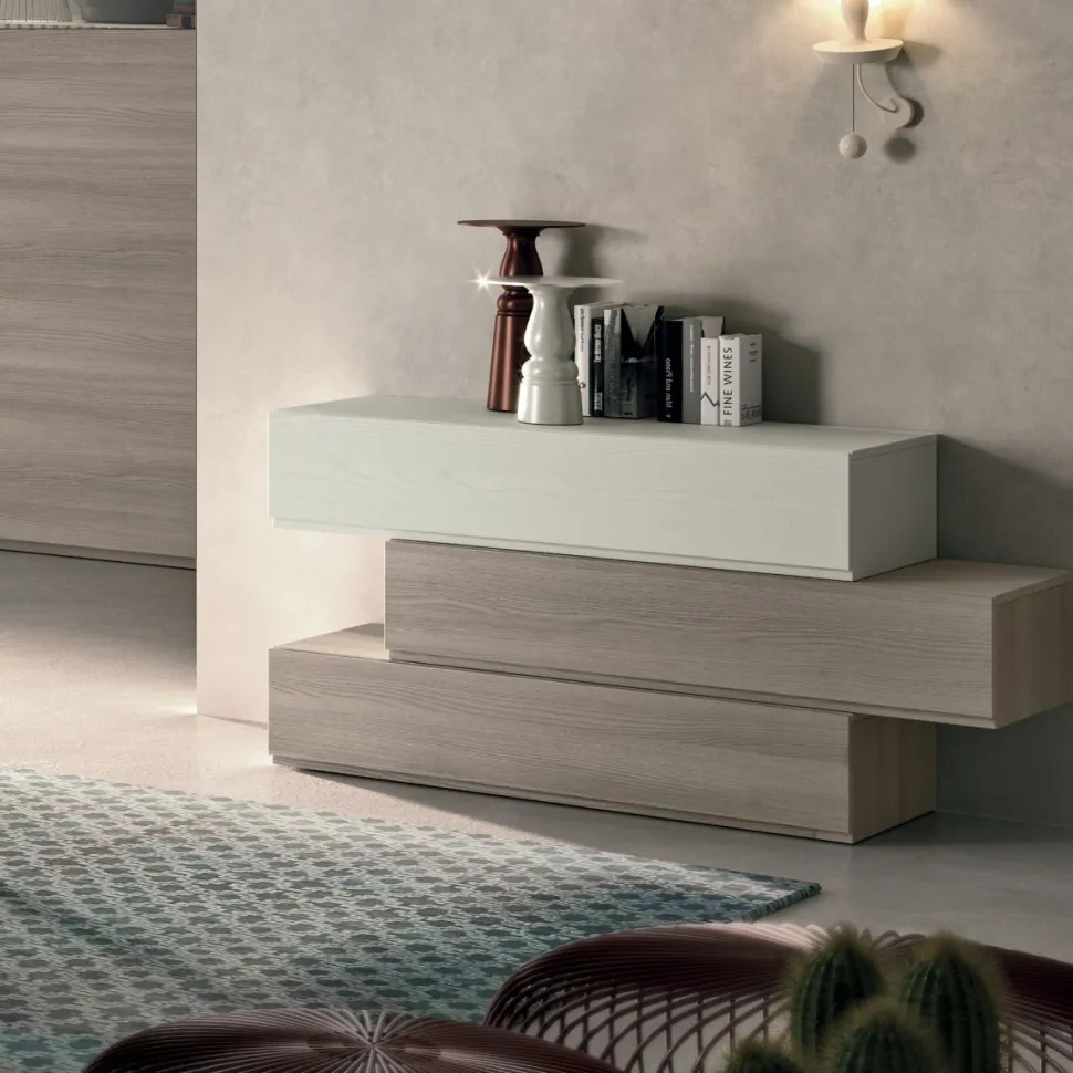 Cassettiera Alexis a tre cassetti linea Alba Notte