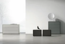 Cassettiera 3 cassetti con presa maniglia laterale Melia disponibile in vari colori