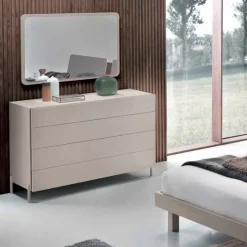 Cassettiera 4 cassetti Lady linea Domino disponibile in vari colori