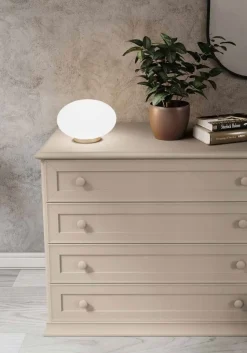 Cassettiera Clara quattro cassetti linea Ginevra disponibile in vari colori