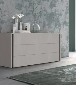 Cassettiera con 3 cassetti senza maniglia modello Man Linea Lotto disponibile in 16 colori