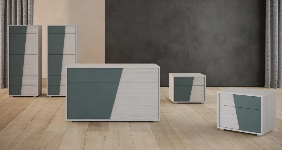 Cassettiera Diagonal a 3 cassetti linea New Season
