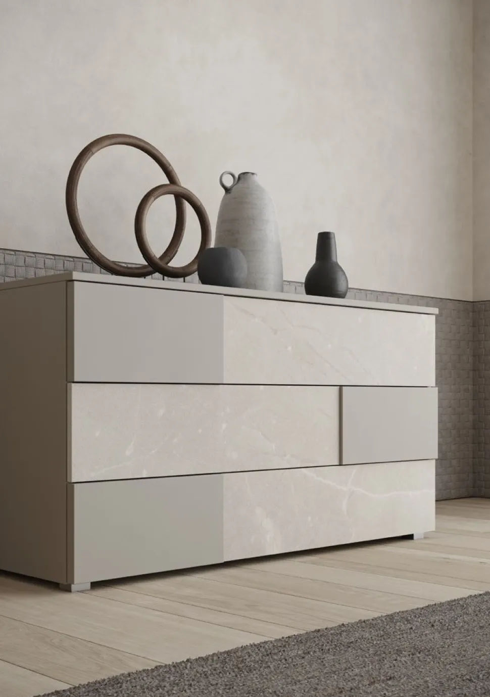 Cassettiera June a 3 cassetti linea New Season
