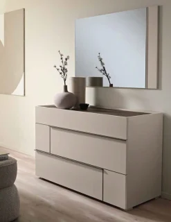 Cassettiera moderna 3 cassetti con maniglia ergonomica disponibile in vari colori Morgan linea Domino