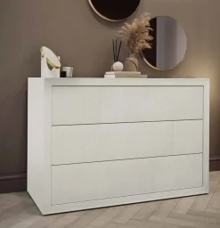 Cassettiera Oscar tre cassetti linea Ginevra disponibile in vari colori