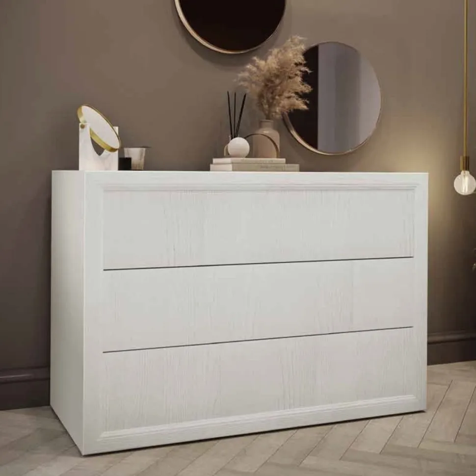 Cassettiera Oscar tre cassetti linea Ginevra disponibile in vari colori