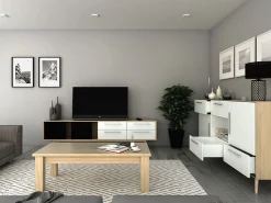 Cassetto esterno Concept 30kg, altezza 138mm, profondità 300mm, Acciaio, Verniciato bianco o antracite