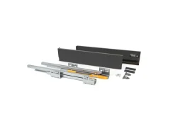 Cassetto esterno Concept 30kg, altezza 105mm, profondità 300mm, Acciaio, Verniciato bianco o antracite