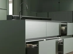 Cassetto esterno Vertex 40kg altezza 178mm, profondità 450mm, Acciaio, Grigio antracite