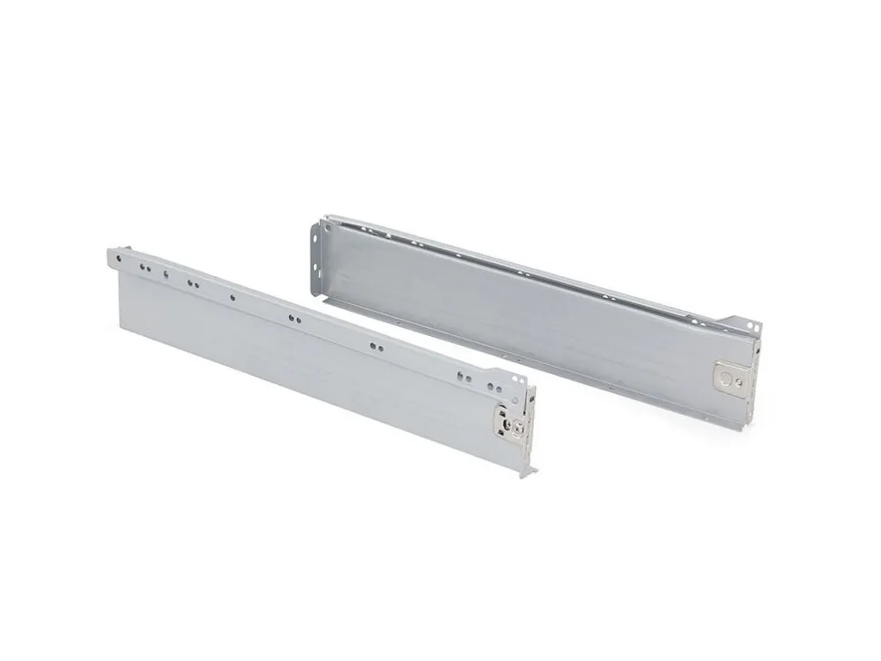 Cassetto per cucina e bagno Ultrabox, altezza 86 mm, Acciaio, Verniciato alluminio