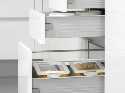 Cassetto per cucina e bagno Ultrabox, altezza 86 mm, Acciaio, Verniciato alluminio