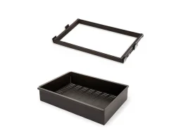 Cassetto regolabile per interno armadi in Acciaio e Alluminio disponibile in 3 misure