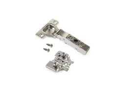Cerniere collo dritto X91N con basetta montaggio misto, diametro 5x9,5 mm, altezza 0, Acciaio, Nichelato