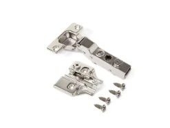 Cerniere mezzo collo X91 con chiusura soft e Basetta a vite, Acciaio, Titanio o Nichelato