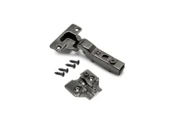 Cerniere mezzo collo X91 con chiusura soft e Basetta a vite, Acciaio, Titanio o Nichelato