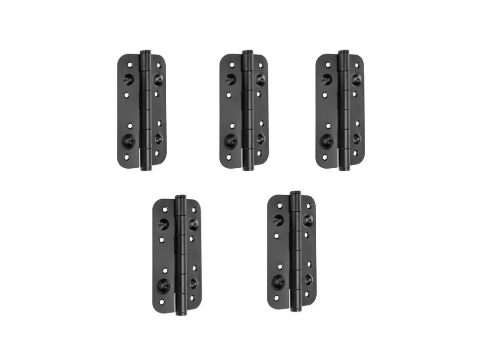 Cerniere per porte di sicurezza 150x80 mm anti-leva con bordi arrotondati disponibile in 2 colori