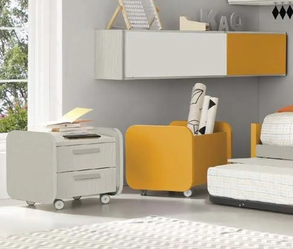 Cestone con ruote linea Airone disponibile in 3 misure