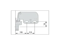Chiusure a cricchetto Fast Latch, Acciaio e Tecnoplastica, Bianco