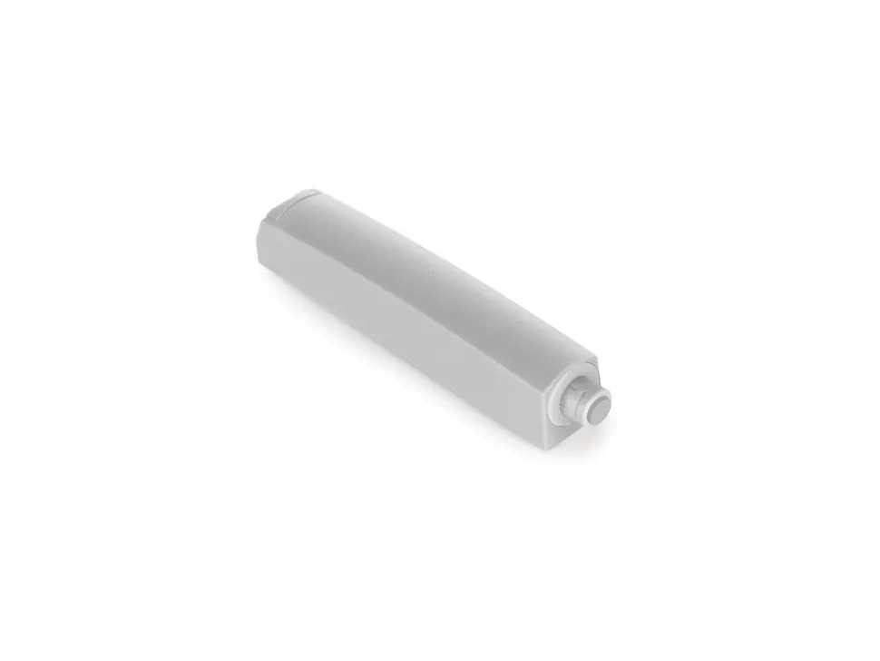 Chiusure per porte da avvitare ai mobili con regolazione Push Lite, lunghezza 80 mm, Chiusura soft, Tecnoplastica, Grigia
