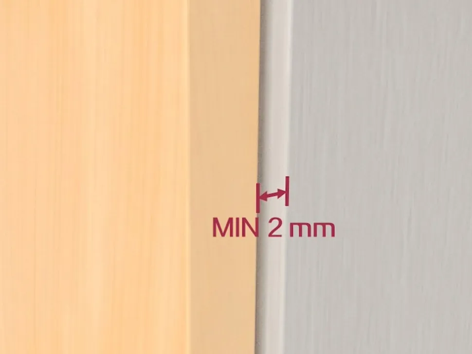 Chiusure per porte da avvitare ai mobili con regolazione Push Lite, lunghezza 80 mm, Chiusura soft, Tecnoplastica, Grigia