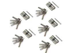 Cilindri con serratura 30x30mm profilo europeo per porte