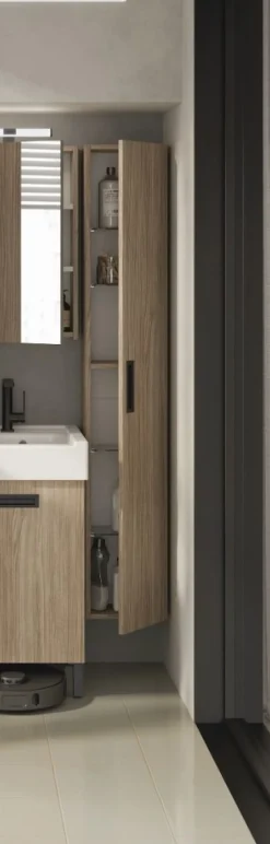 Colonna bagno sospesa disponibile in 2 misure e vari colori