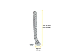 Colonna passacavi articolata Pipe in Tecnoplastica