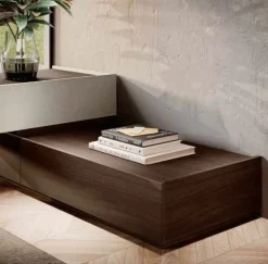 Comò angolare moderno con cassetti senza maniglie Idea disponibile in vari colori