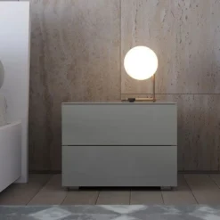 Comodino Amber a 2 cassetti Linea New Season