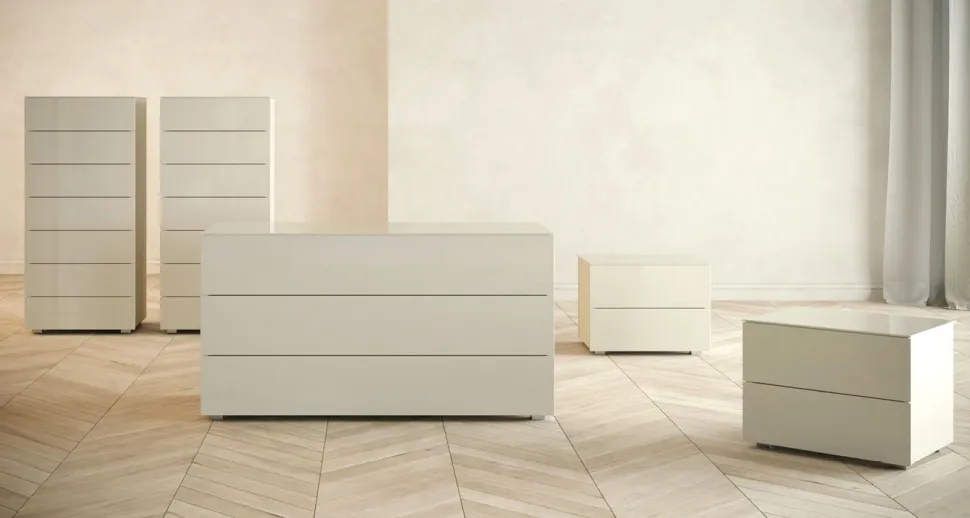 Comodino Amber a 2 cassetti Linea New Season