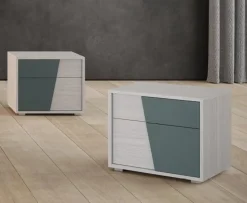 Comodino Diagonal a 2 cassetti Linea New Season