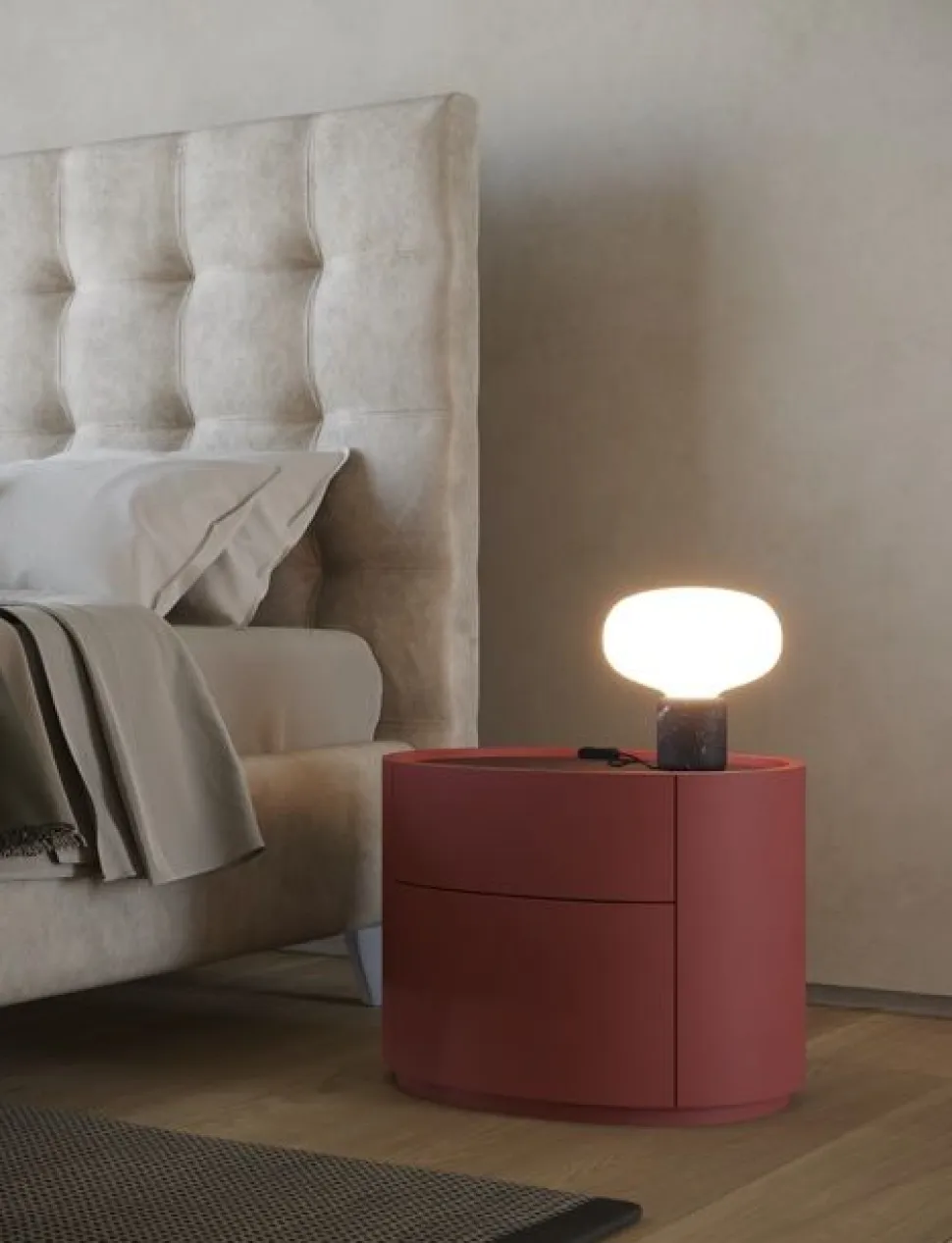 Comodino Hope a 2 cassetti Linea New Season