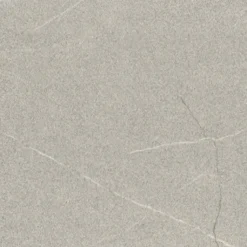 Comodino moderno 2 cassetti Bianco Frassino e Grigio con maniglia diagonale in MDF integrata nel frontale