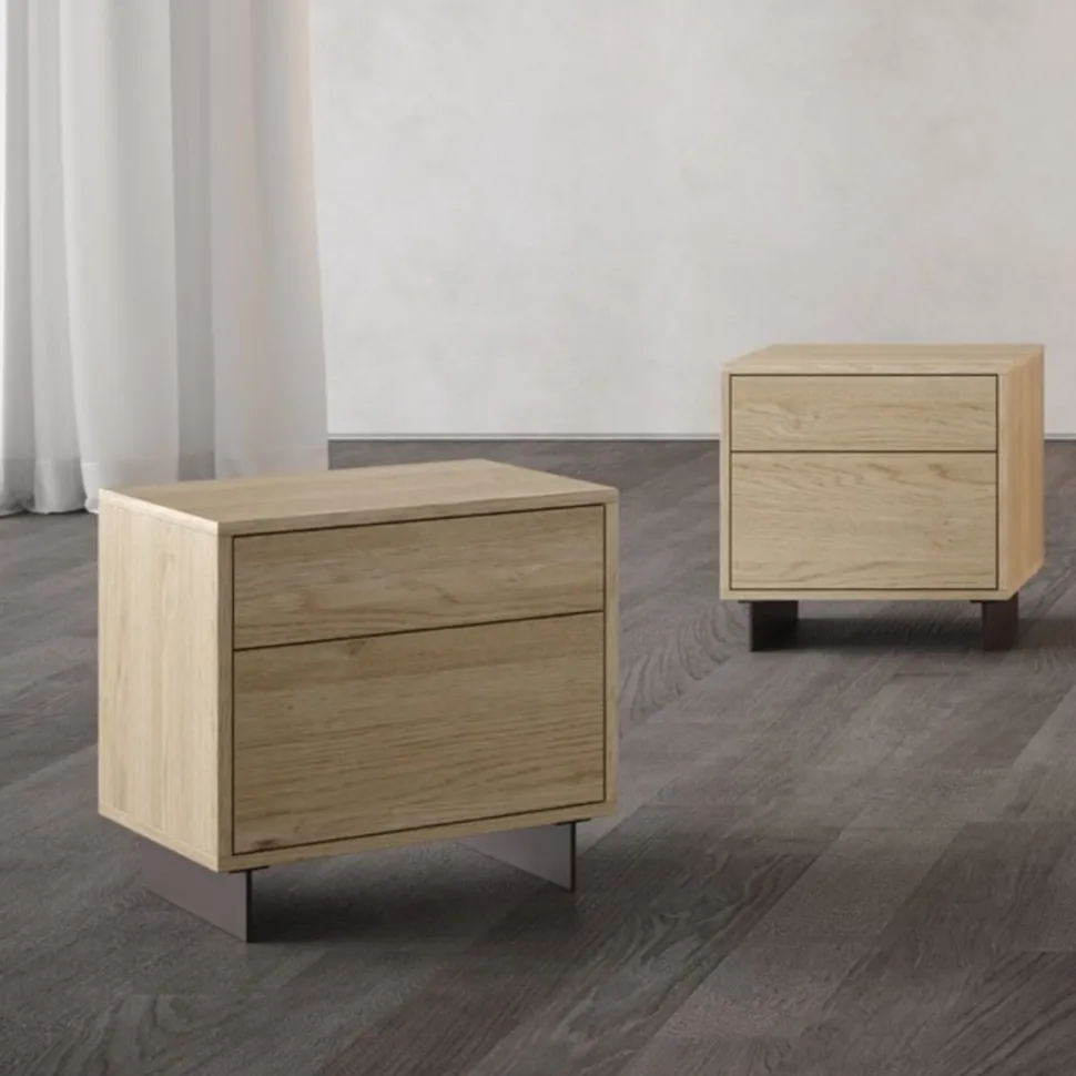Comodino Sond a 2 cassetti Linea New Season