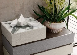 Comodino sospeso 1 cassetto,Bianco Opaco, senza maniglie Idea disponibile in vari colori e misure