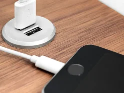 Connettori da incasso di ricarica USB Plugy diametro 25 mm